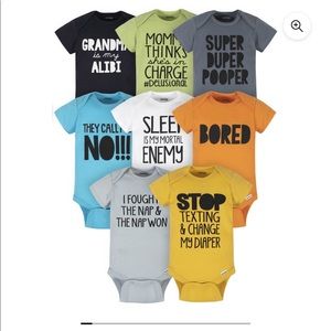 Short sleeve onesies